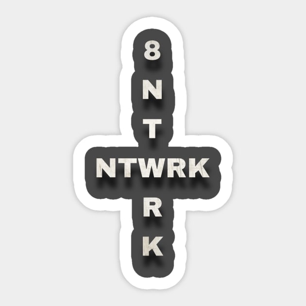 8NTWRK CROSS Sticker by 8NTWRK